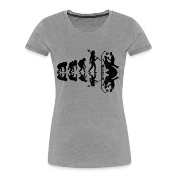 Retro Evolution Zahnarzt Zahnmedizin Zahnärzte - Frauen Premium Bio T-Shirt - Navy - Vorne - Mia (176cm)