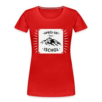 Après-Ski Ischgl - Women's Premium Organic T-Shirt - navy - Front - Mia (176cm)