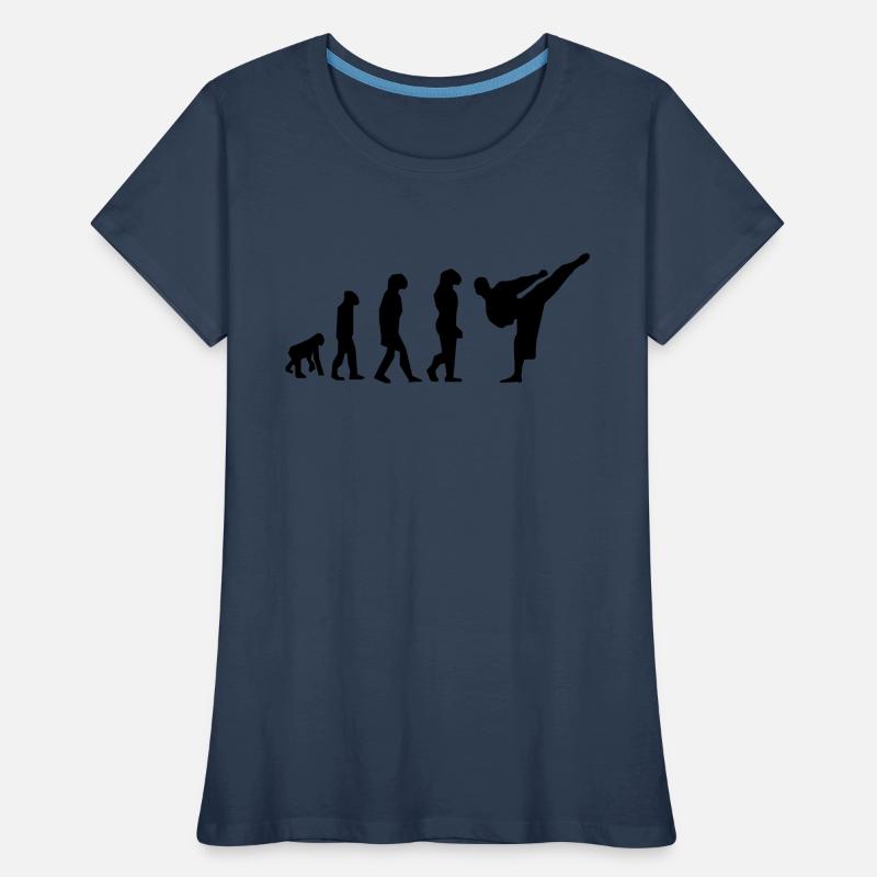 Karate Evolution Frauen Premium Bio T-Shirt