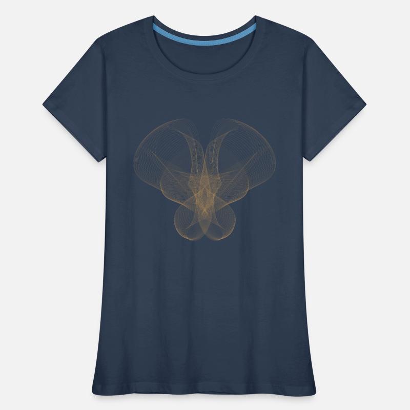 Conception de points abstraits T-shirt bio Premium Femme