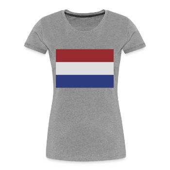 niederlande - Women's Premium Organic T-Shirt - navy - Front - Mia (176cm)