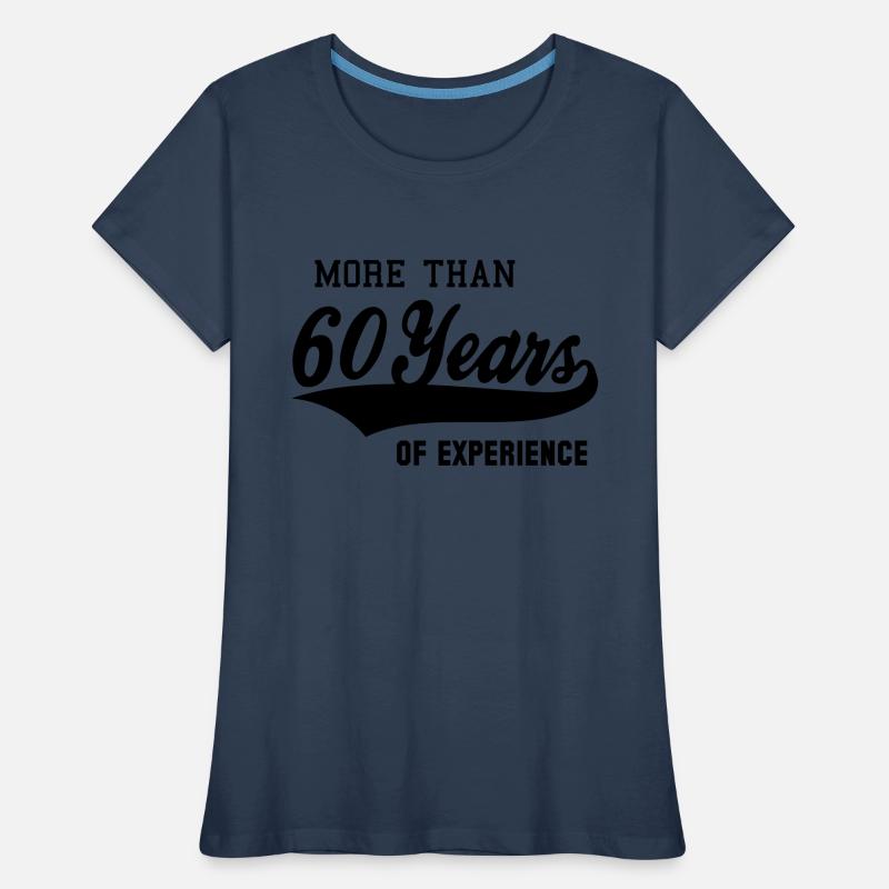 PLUS DE 60 ANS D'EXPERIENCE T-shirt bio Premium Femme