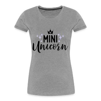 Unicorn - Frauen Premium Bio T-Shirt - Navy - Vorne - Mia (176cm)