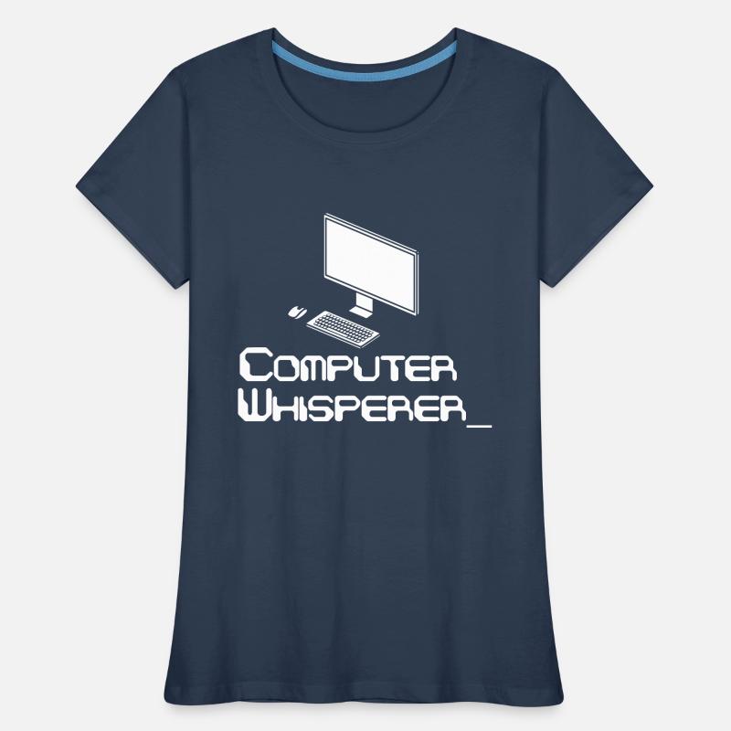 Computer Whisperer Coding Software Frauen Premium Bio T-Shirt