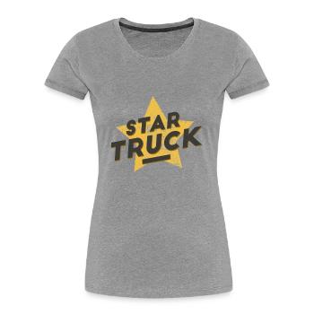 Struck - Frauen Premium Bio T-Shirt - Navy - Vorne - Mia (176cm)