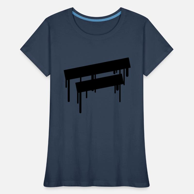 2_empty_graffiti_frames Frauen Premium Bio T-Shirt
