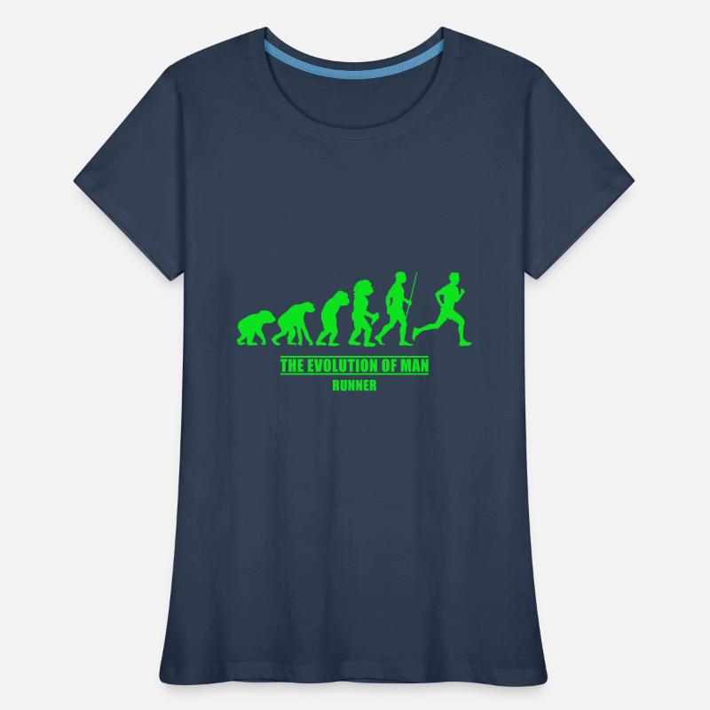 Läufer Evolution Läufer Frauen Premium Bio T-Shirt