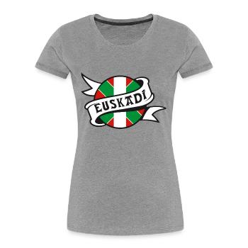 euskadi - pays basque 18 - T-shirt bio Premium Femme - bleu marine - Devant - Mia (176cm)