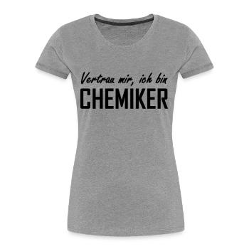 Chemiker - Frauen Premium Bio T-Shirt -  - Vorne - Mia (176cm)