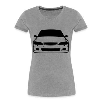 JDM Car eyes Accord | T-shirts JDM - Women's Premium Organic T-Shirt - navy - Front - Mia (176cm)