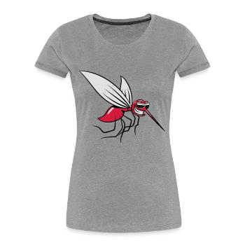 Mücke witzig stechen comic sonnenbrille - Frauen Premium Bio T-Shirt - Navy - Vorne - Mia (176cm)