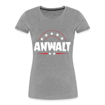 Anwalt Beruf - Frauen Premium Bio T-Shirt - Navy - Vorne - Mia (176cm)