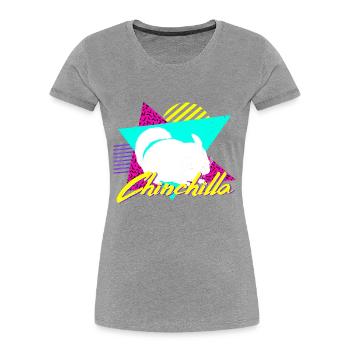 Chinchilla lustiges Entspannen Nagetiere - Frauen Premium Bio T-Shirt - Navy - Vorne - Mia (176cm)