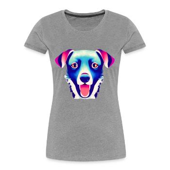 Hund Labrador Haustier Hundehalter Geschenk Hunde - Frauen Premium Bio T-Shirt - Navy - Vorne - Mia (176cm)