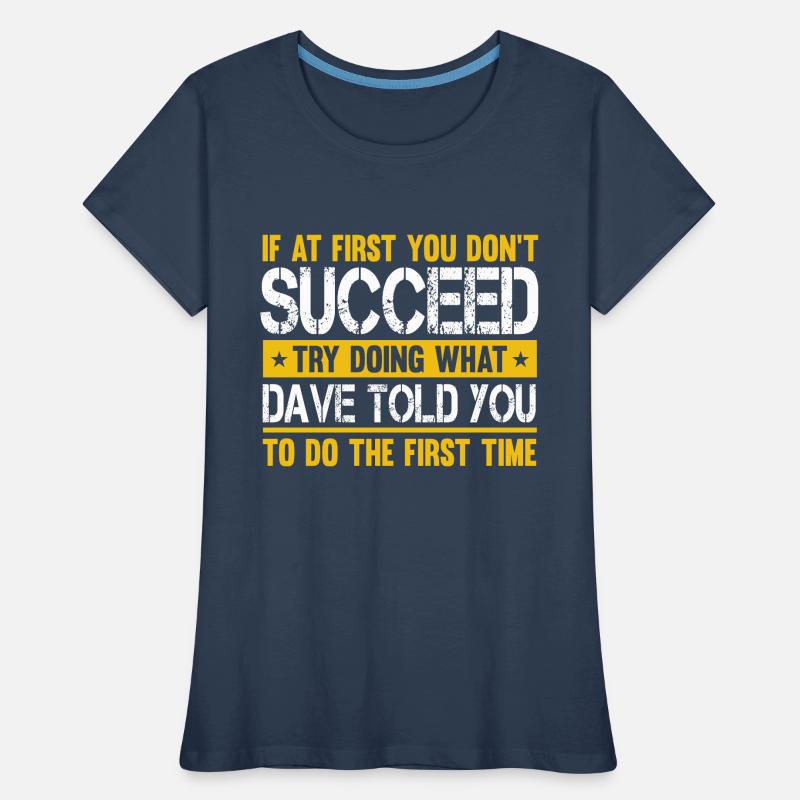 Funny Name Dave David Women's Premium Organic T-Shirt