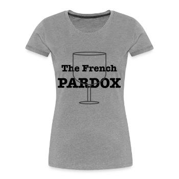 The French Pardox - Women's Premium Organic T-Shirt - navy - Front - Mia (176cm)