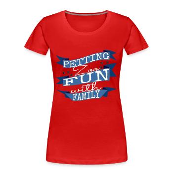 joke gift jokes bday rabbits gift idea statement - Frauen Premium Bio T-Shirt - Navy - Vorne - Mia (176cm)