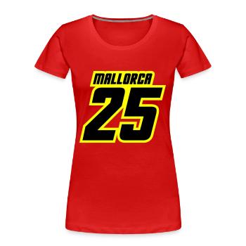 Mallorca 2025 Trikot - Frauen Premium Bio T-Shirt - Navy - Vorne - Mia (176cm)