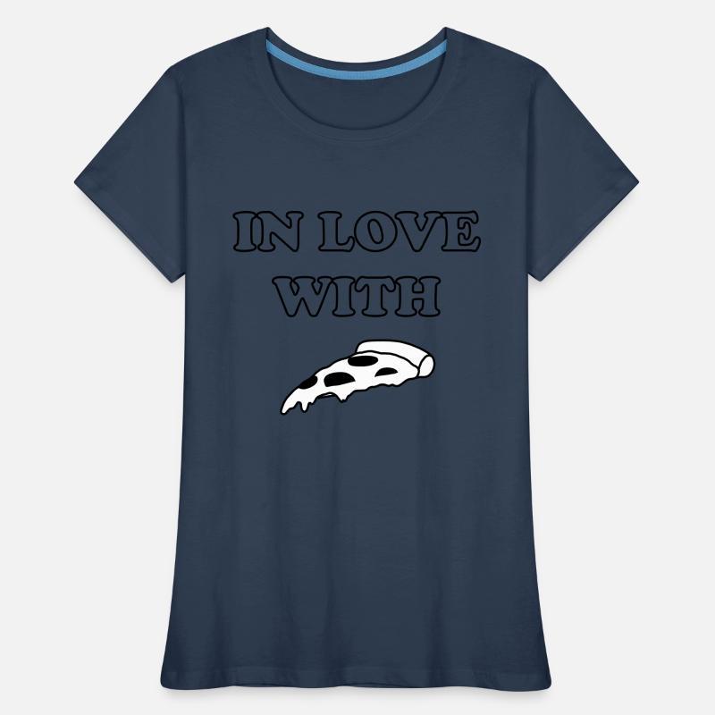 morceau de pizza T-shirt bio Premium Femme