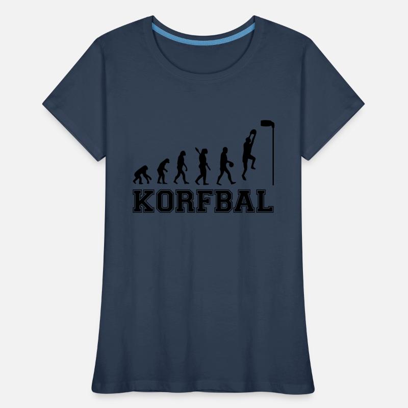 Evolution Korfball2 0 Frauen Premium Bio T-Shirt