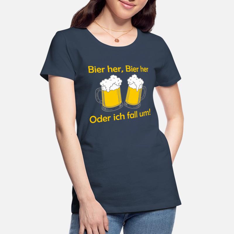 Bees here, Bees here - oder ich fall um! Women's Premium Organic T-Shirt