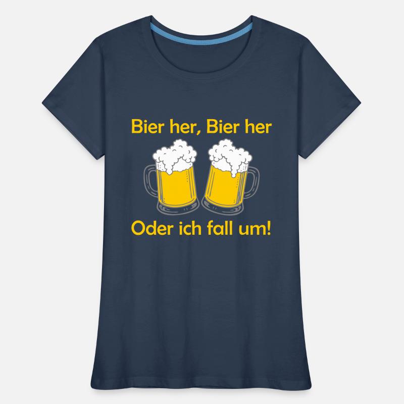 Bees here, Bees here - oder ich fall um! Women's Premium Organic T-Shirt
