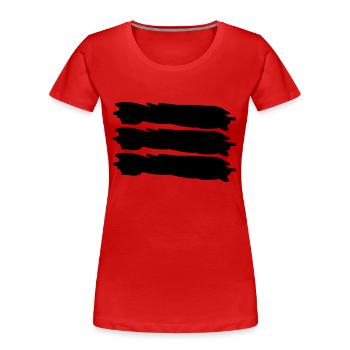 deutschland - Frauen Premium Bio T-Shirt -  - Vorne - Mia (176cm)