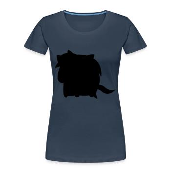 sweet_unicorn_002 - T-shirt bio Premium Femme - bleu marine - Devant - Mia (176cm)
