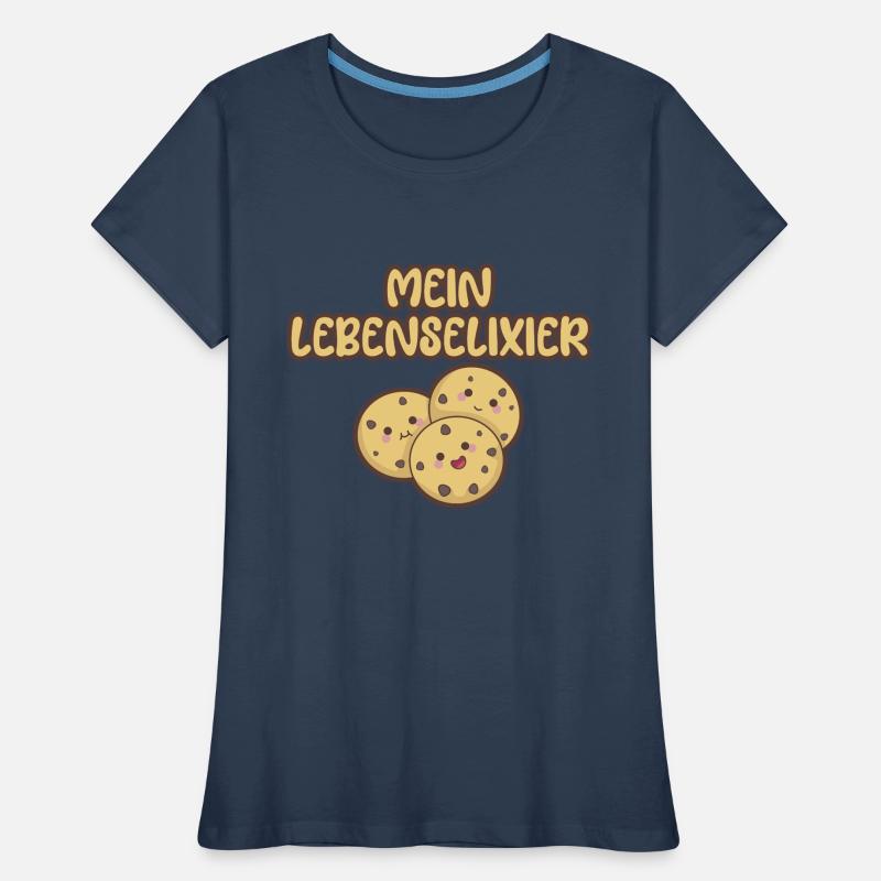 Mon élixir de vie - biscuits au chocolat T-shirt bio Premium Femme