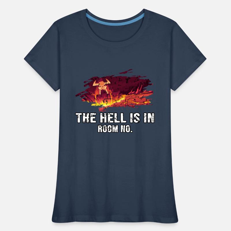 Math School Lesson Mathematics Math Room Math Work Women's Premium Organic T-Shirt
