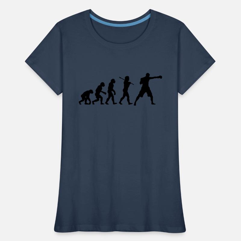 Boxing Evolution Women's Premium Organic T-Shirt