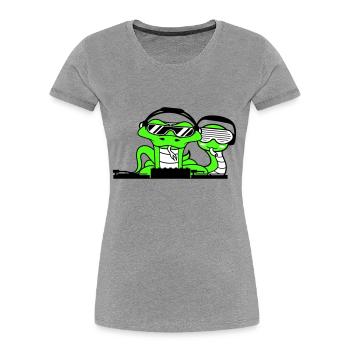 2 Cool DJ Snakes Team Friends Party Club Music - T-shirt bio Premium Femme - bleu marine - Devant - Mia (176cm)