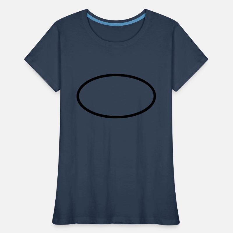 Oval (customize) Women's Premium Organic T-Shirt