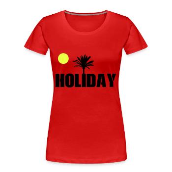 Holiday - Women's Premium Organic T-Shirt -  - Front - Mia (176cm)