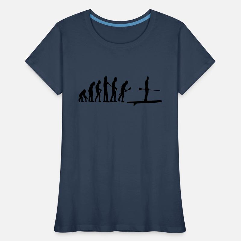 Paddle Evolution T-shirt bio Premium Femme