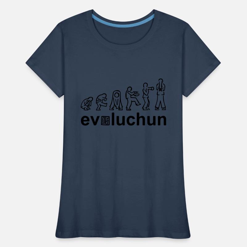 évolution des formes aile chun T-shirt bio Premium Femme