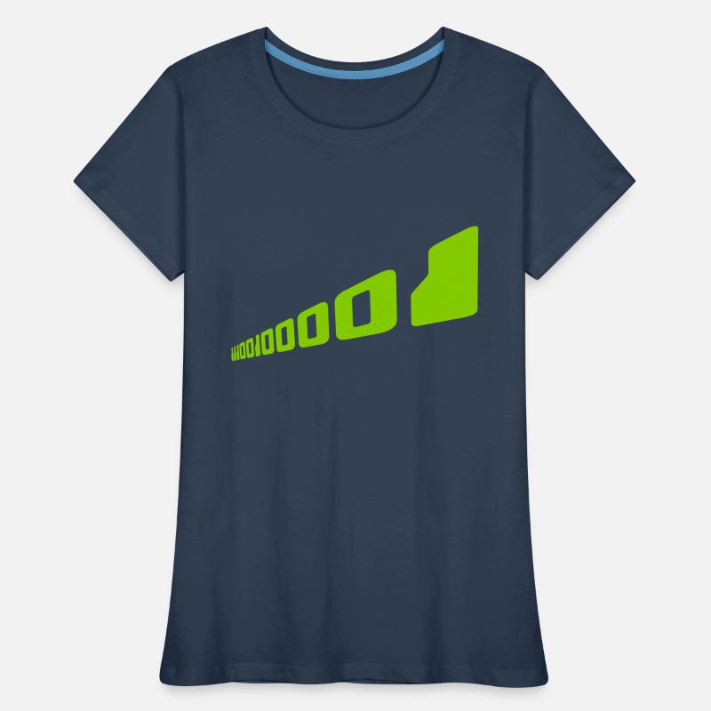 Langage de programme de code binaire T-shirt bio Premium Femme