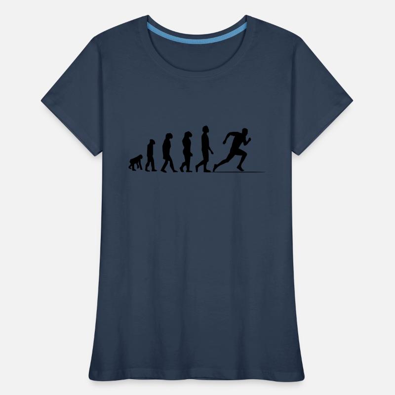 Evolution Sprint / Sprinter Frauen Premium Bio T-Shirt