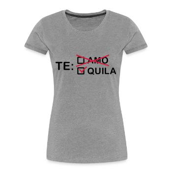 te_amo_quila_2_f2 - Frauen Premium Bio T-Shirt -  - Vorne - Mia (176cm)