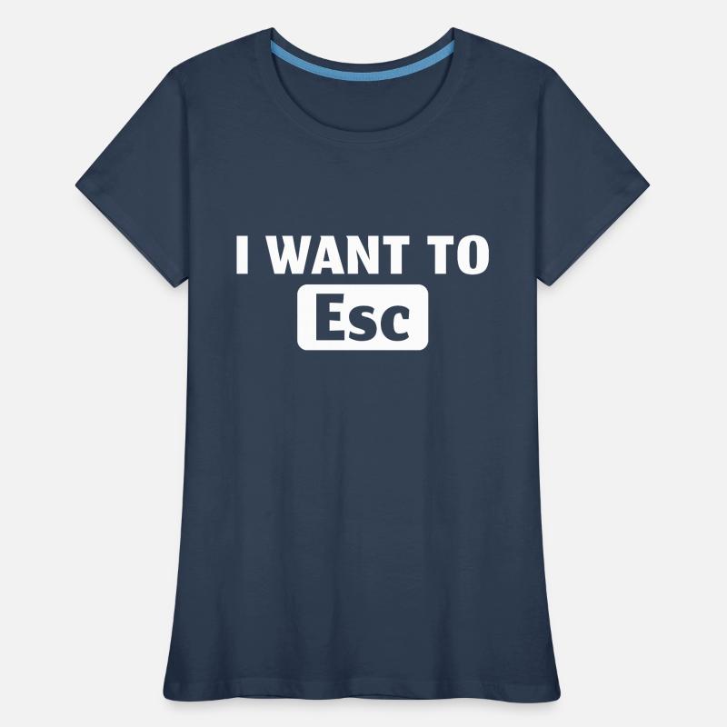 Programmierer Nerd Informatiker Frauen Premium Bio T-Shirt