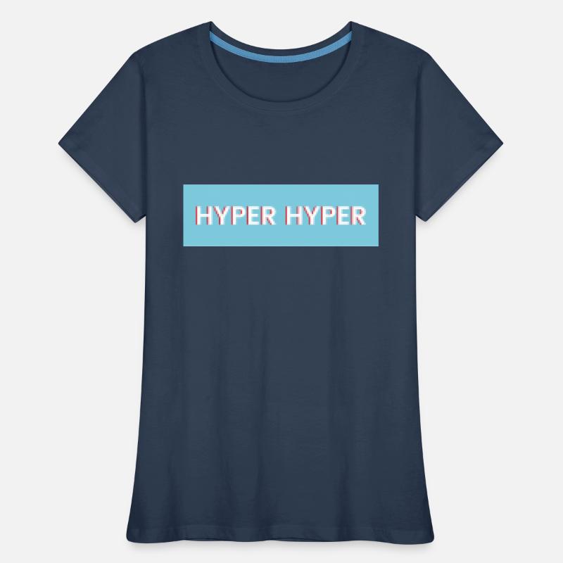 HYPER HYPER pixel T-shirt bio Premium Femme