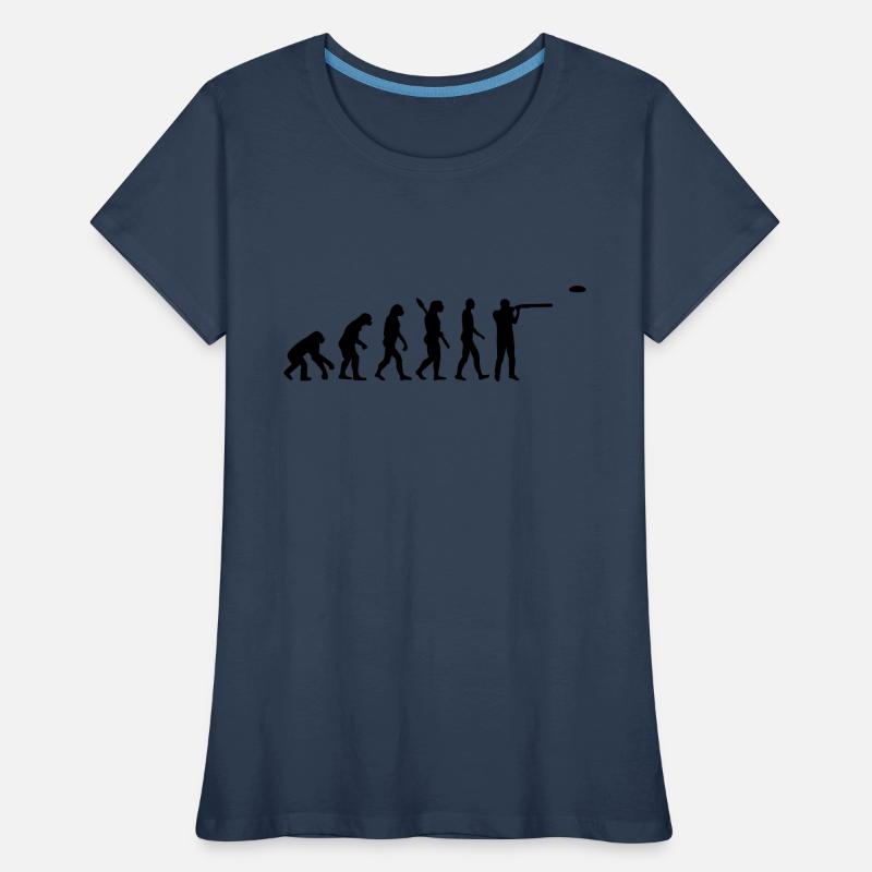 Evolution Ball-trap T-shirt bio Premium Femme