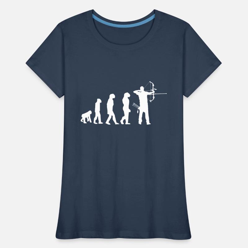 Evolutionsbogen Frauen Premium Bio T-Shirt