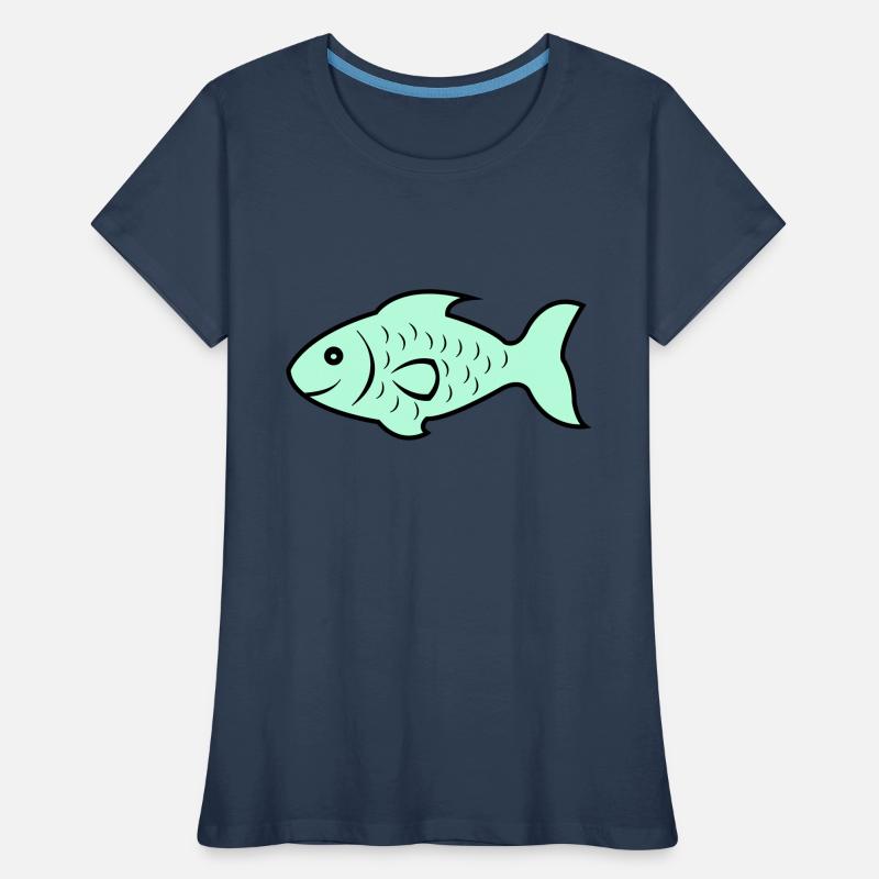 fish1 Women's Premium Organic T-Shirt