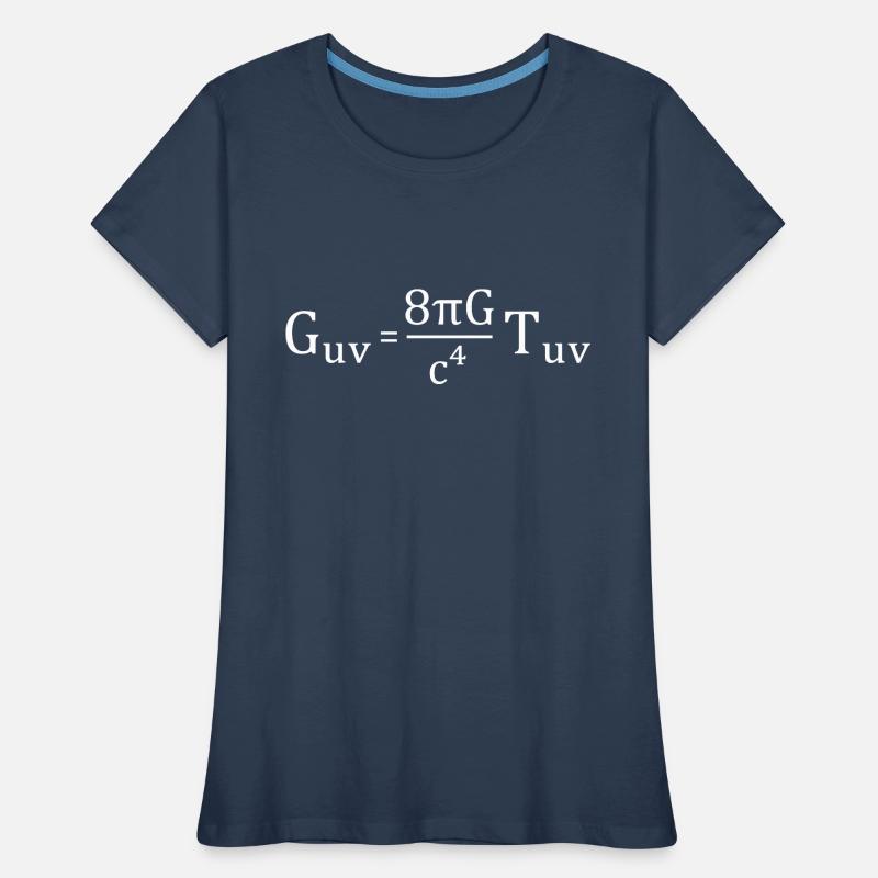 General Relativity Einstein Field Equation Physics Women's Premium Organic T-Shirt