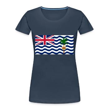 British Indian Ocean Territory - Women's Premium Organic T-Shirt - navy - Front - Mia (176cm)