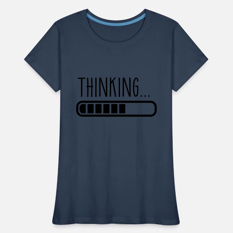 loading thinking T-shirt bio Premium Femme