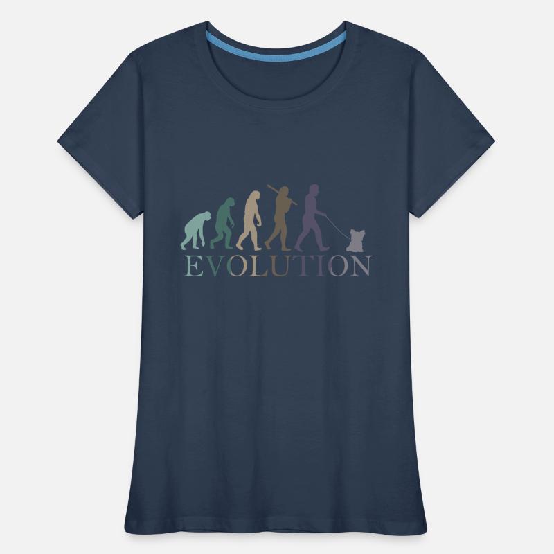 Yorkshire terrier EVOLUTION T-shirt bio Premium Femme