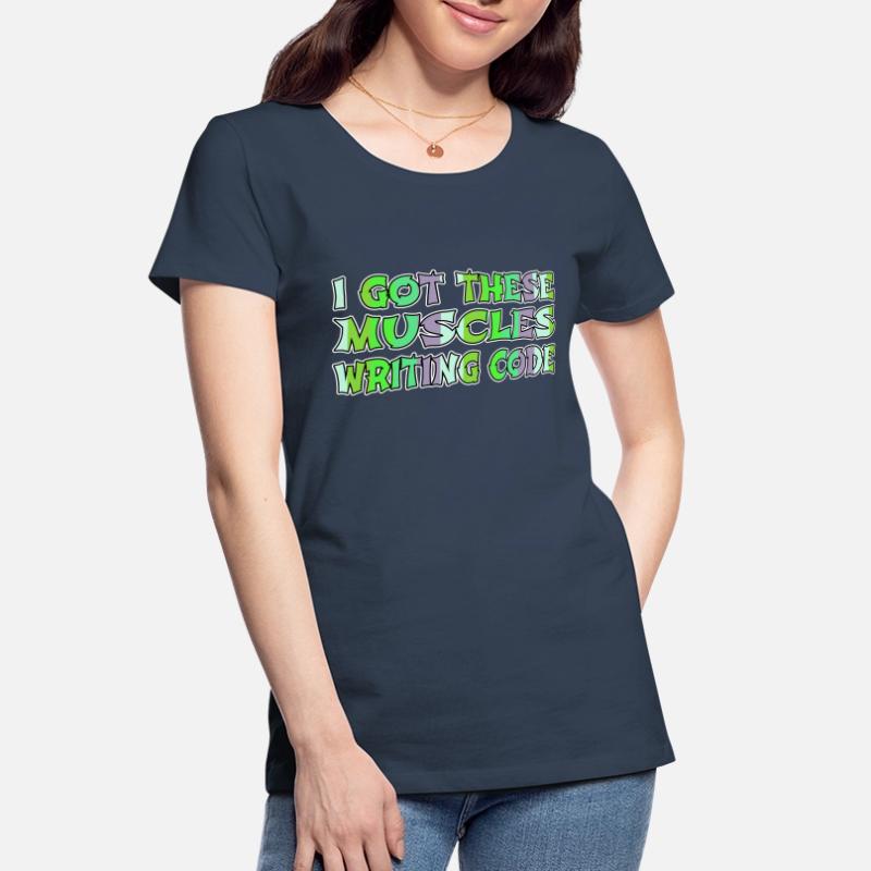 present joke programming languages informatics Women's Premium Organic T-Shirt