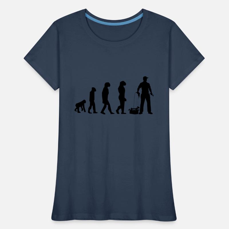 évolution bricoleur T-shirt bio Premium Femme